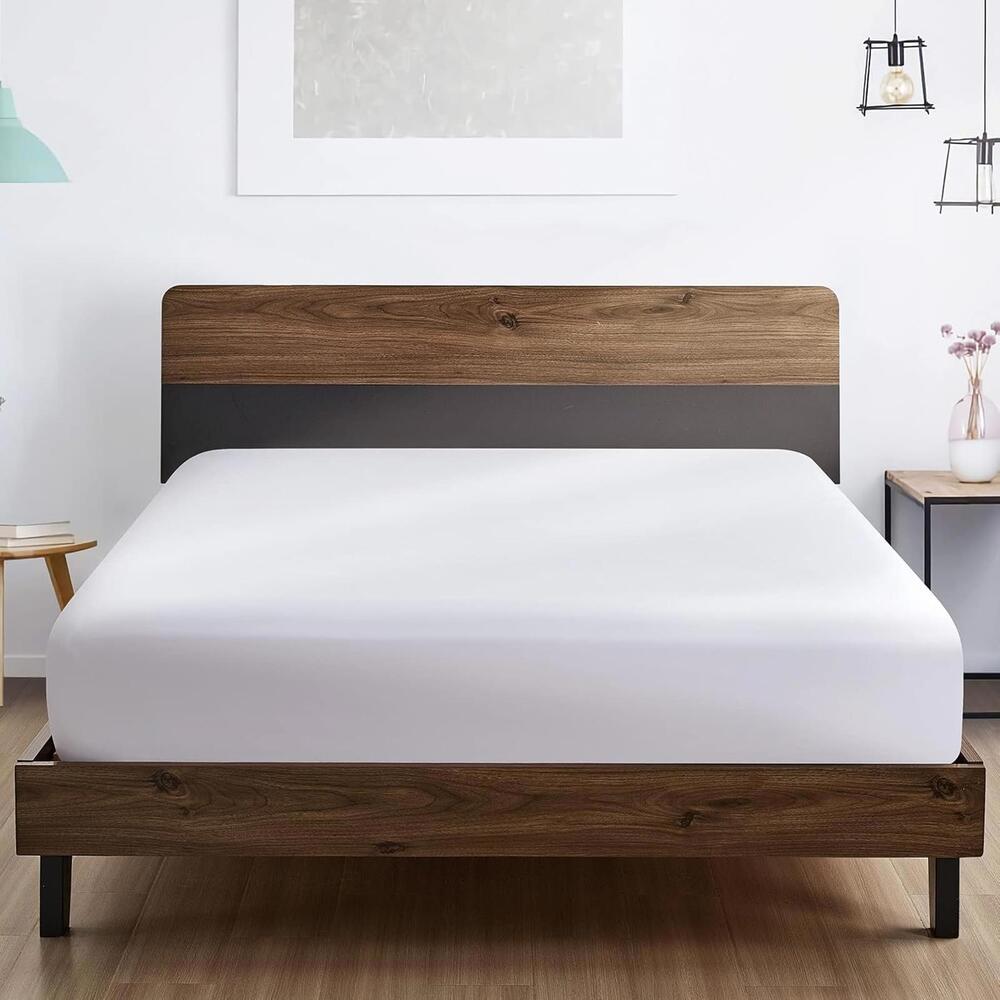 NWT FreshCulture 2 Pack - Hotel Quality Fitted King Sheet, Deep Pockets, White